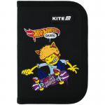 Пенал з наповненням Kite Hot Wheels Skate HW25-622H-2, 1 відділення, 2 відвороти