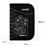 Пенал с наполнением Kite Player K25-622H-6, 1 отделение, 2 отвоврота