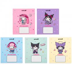 Тетрадь школьная Kite Kuromi HK25-232-4, 12 листов, клетка