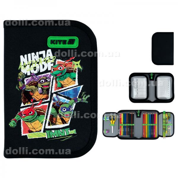 Пенал з наповненням Kite Ninja Turtles NT26-622H, 1 відділення, 2 відвороти