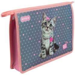 Папка на блискавці Kite Studio Pets SP23-428, A4+