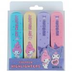 Маркер Highlighter Kite Kuromi HK24-444, набор из 4-х цветов