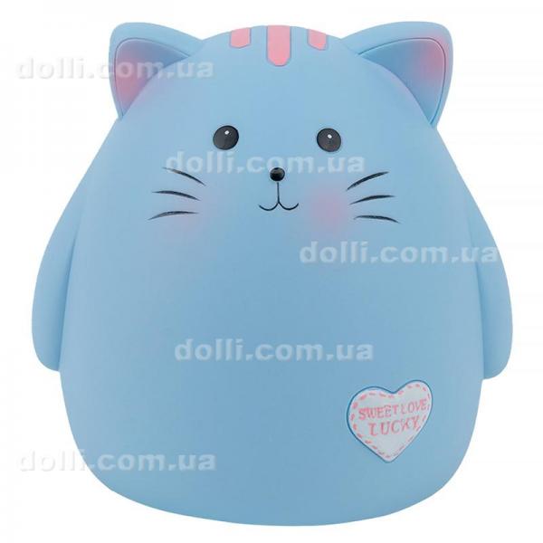Копилка Kite K24-498-5, blue cat