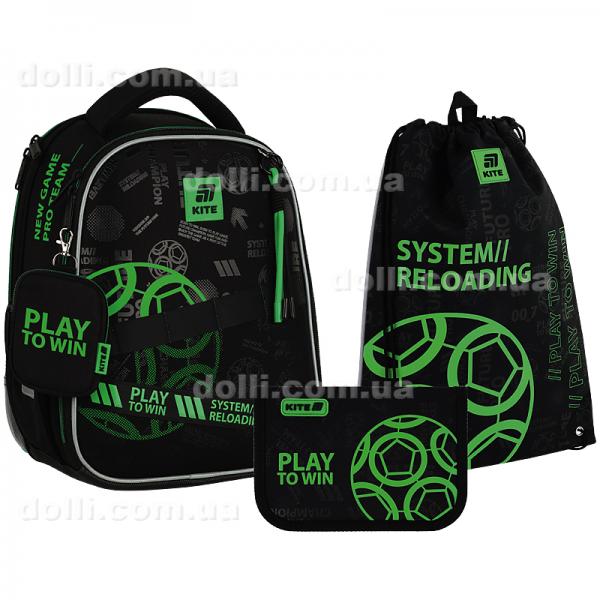 Шкільний набір Kite Education Play&Win SET_K25-555S-2 (рюкзак, пенал, сумка)