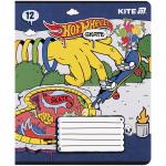 Тетрадь школьная Kite Hot Wheels HW25-232-2, 12 листов, клетка