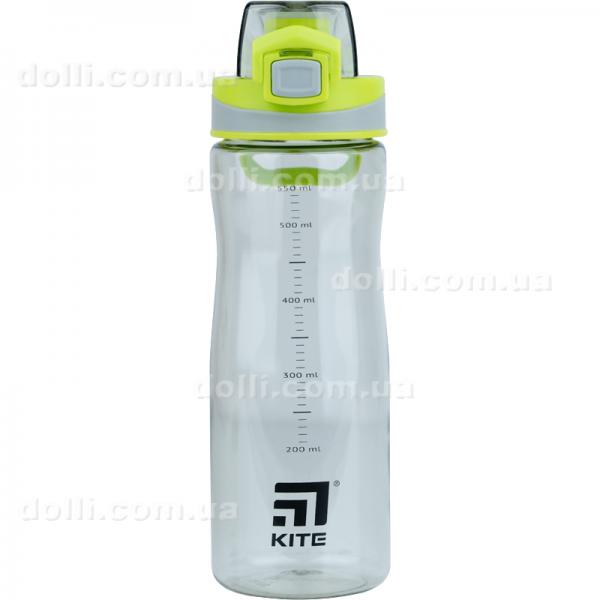 Пляшечка для води Kite K21-395-03, 650 мл, сіро-зелена