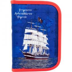 Пенал без наполнения школьный Kite Sea Adventure K18-622-6