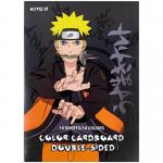 Картон цветной двусторонний Kite Naruto NR24-255, А4, 10 листов