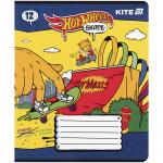 Тетрадь школьная Kite Hot Wheels HW25-232-2, 12 листов, клетка