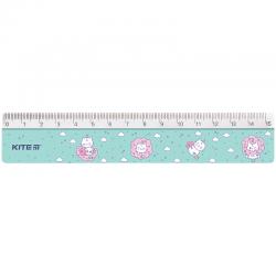 Линейка пластиковая Kite Rainbow Catcorn K24-090-2, 15 см