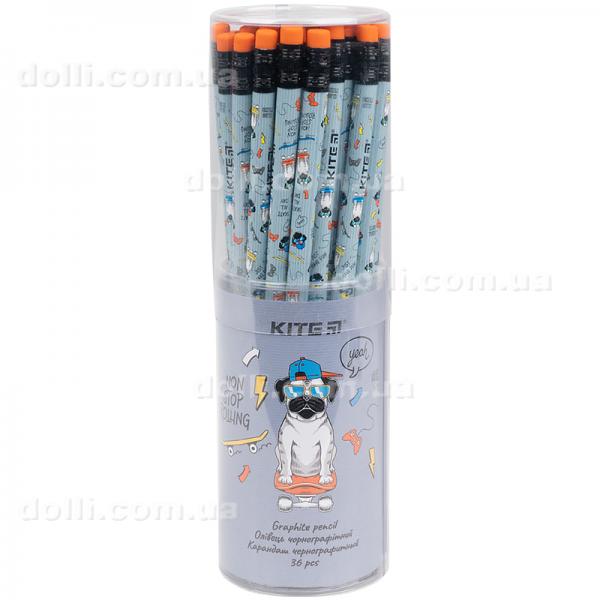 Олівець графітний з гумкою Kite Rolling K21-056-2