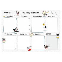 Планер настінний на тиждень Kite Funny dogs K22-471-3, А4