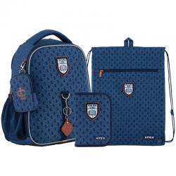 Школьный набор Kite College Line College Line boy SET_K24-555S-4 (рюкзак, пенал, сумка)