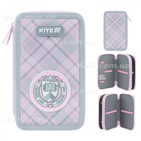 Пенал без наповнення Kite College Line K26-623-1, 2 відділення