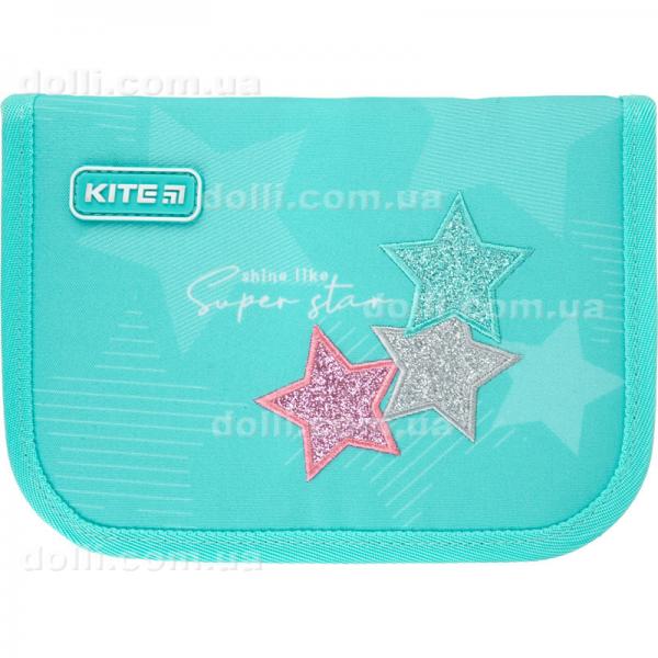 Пенал без наповнення Kite Education Super star K21-622-5, 1 відділення, 2 відвороти