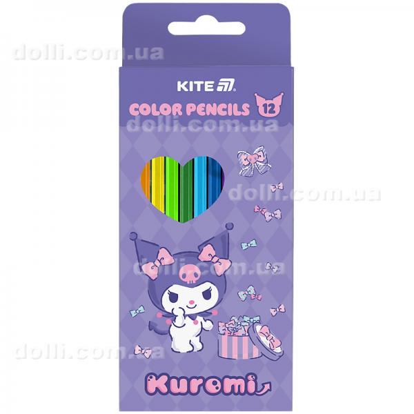 Олівці кольорові Kite Kuromi HK25-051-2, 12 шт.