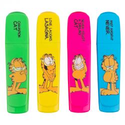 Маркер Highlighter Kite Garfield GF25-444, набор из 4-х цветов