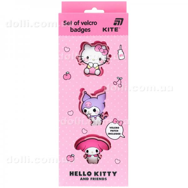 Набор бейджев на липучке Kite Hello Kitty HK26-3012-2, 3 шт.