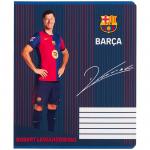 Тетрадь школьная Kite FC Barcelona BC25-236, 18 листов, клетка