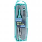 Циркуль металевий + грифель Kite Pastelini K24-413-18, 130 мм, м'ятний