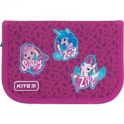 Пенал без наполнения Kite My Little Pony LP22-621 , 1 отделение, 1 отворот