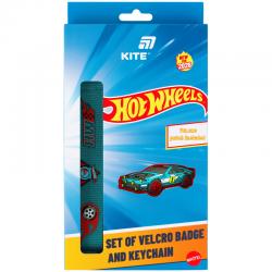 Набор бейдж на липучке и подвеска Kite Hot Wheels HW26-3010, 2 шт.