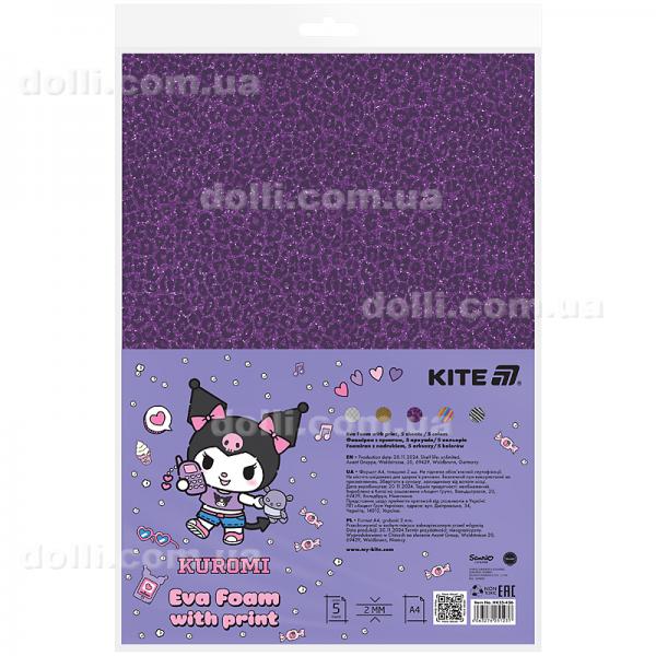 Фоамиран с принтом Kite Kuromi HK24-434, А4