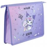 Папка на молнии Kite Kuromi HK25-428, A4+