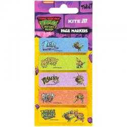 Закладка бумажная с рисунком Kite Ninja Turtles NT25-480, 100 шт, 5х15х50 мм, прямоугольная