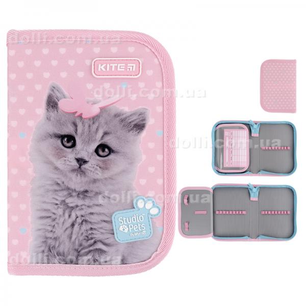 Пенал без наповнення Kite Studio Pets SP24-621, 1 відділення, 1 відворот