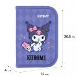 Пенал без наполнения Kite Kuromi HK25-621-2, 1 отделение, 1 отворот