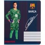 Тетрадь школьная Kite FC Barcelona BC25-236, 18 листов, клетка