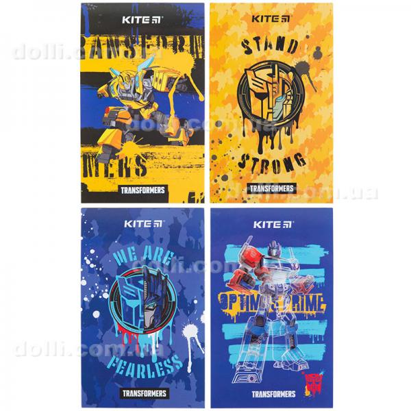 Блокнот-планшет Kite Transformers TF23-195, A6, 50 листов, нелинованный