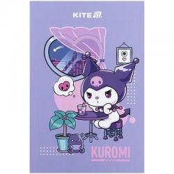 Блокнот Kite Kuromi HK25-193, термобиндер, A5, 64 листа, нелинованный