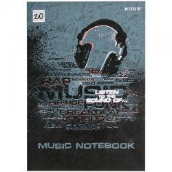 Зошит для нот Kite Listen to the sound K21-404, A4, 20 аркушів