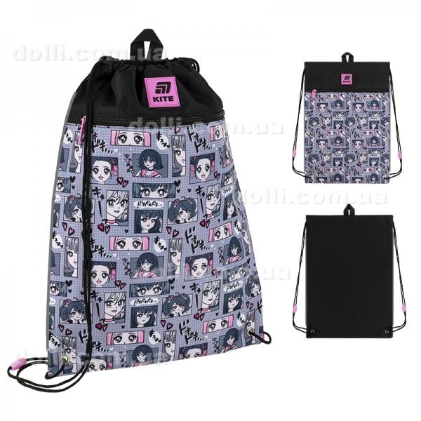 Сумка для обуви Kite Anime Girl K25-601M-9