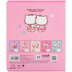 Тетрадь школьная Kite Hello Kitty HK25-232-2, 12 листов, клетка
