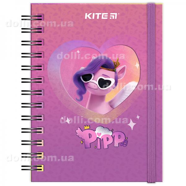 Блокнот на спіралі Kite My Little Pony LP24-229, А6, 80 аркушів, клітинка