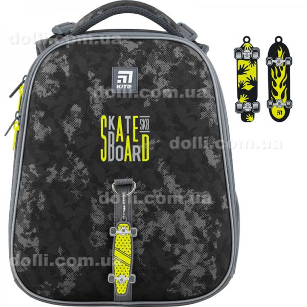 Рюкзак шкільний каркасний Kite Education Skateboard K22-531M-4