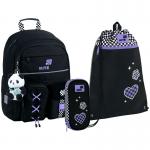 Шкільний набір Kite Education Panda Love SET_K26-584M-2 (рюкзак, пенал, сумка)