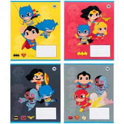 Зошит шкільний Kite DC ComicsDC25-235, 12 аркушів, коса лінія
