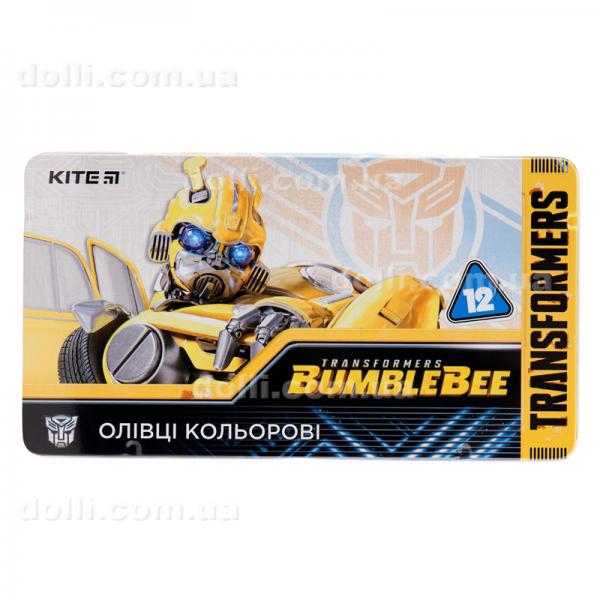 Карандаши цветные Kite Transformers, трехгранные, 12 цветов TF19-058