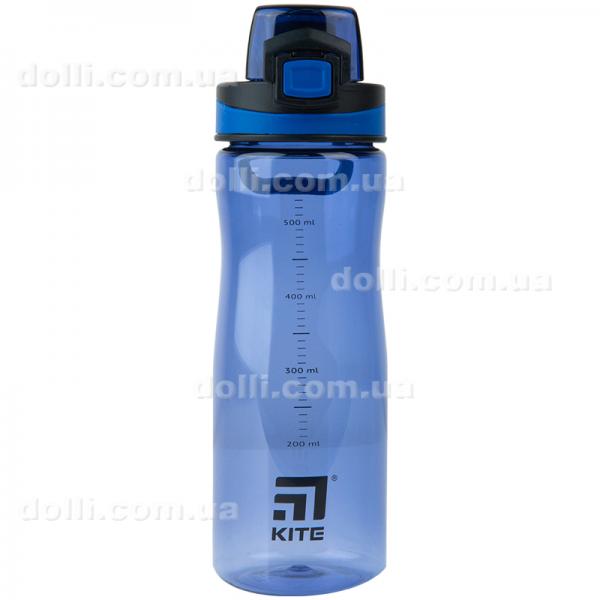 Пляшечка для води Kite K23-395-3, 650 мл, темно-синя