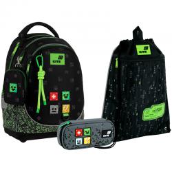 Школьный набор Kite Education Pixel SET_K26-724S-4 (рюкзак, пенал, сумка)