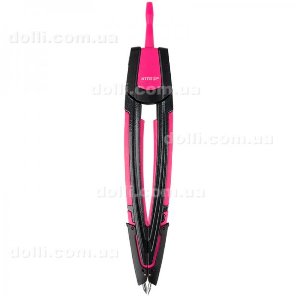Циркуль+грифель Kite K21-388-10, 160 мм, розовый