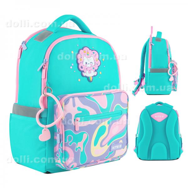 Рюкзак школьный Kite Education Rainbow Catcorn K24-770M-3