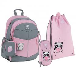 Шкільний набір Kite Education Panda SET_K25-771S-1 (рюкзак, пенал, сумка)