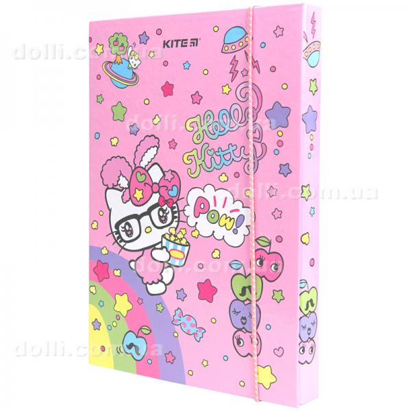 Папка для тетрадей на резинках Kite Hello Kitty HK23-210
