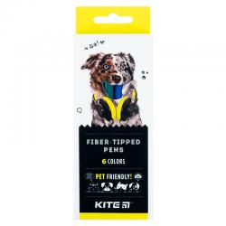 Фломастеры Kite Dogs K22-446, 6 цветов