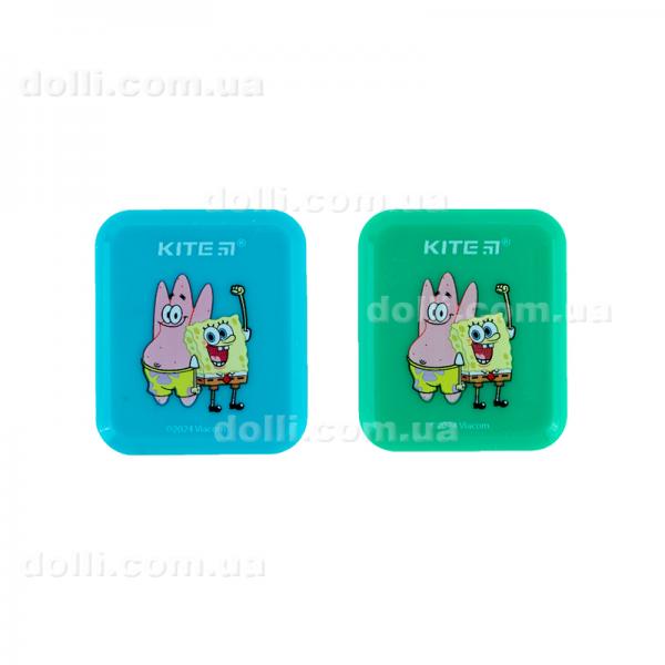 Точилка з контейнером прямокутна Kite Sponge Bob SB24-116